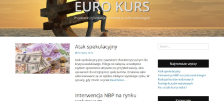 Euro kurs